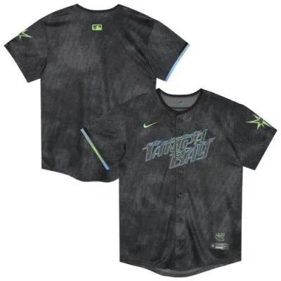 Nike Kids' Preschool  Black Tampa Bay Rays City Connect Jersey