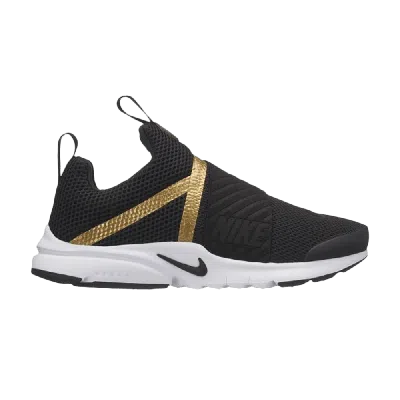 Pre-owned Nike Presto Extreme Gs 'metallic Gold' In Black