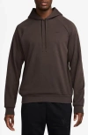 Nike Primary Dri-fit Hoodie In Brown