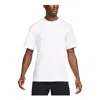Nike Men's Primary Dri-fit Short-sleeve Versatile Top In White