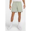 Nike Men's Primary Fleece 7" Dri-fit Uv Unlined Performance Shorts In Jade Horizon/jade Horizon