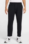 Nike Primary Fleece Dri-fit Uv Tapered Performance Pants In Black
