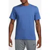 Nike Primary Training Dri-fit Short Sleeve T-shirt In Blue
