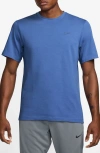 Nike Primary Training Dri-fit Short Sleeve T-shirt In Comet Blue
