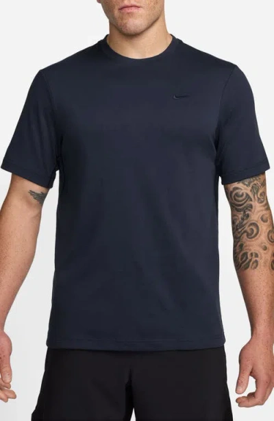Nike Primary Training Dri-fit Short Sleeve T-shirt In Obsidian