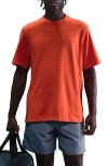 Nike Primary Training Dri-fit Short Sleeve T-shirt In Orange