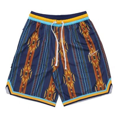 Nike Print Basketball Training Shorts Men's Blue