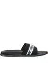 Nike Print Slides In Black
