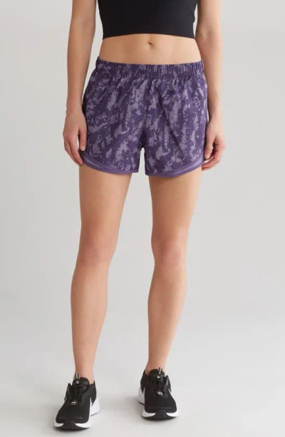 Nike Printed Dri-fit Running Shorts In Purple