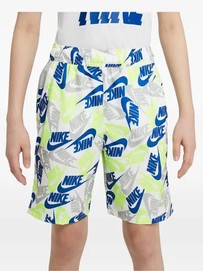 Nike Kids' Printed Shorts In Yellow
