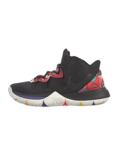 Pre-owned Nike Printed Sneakers In Black