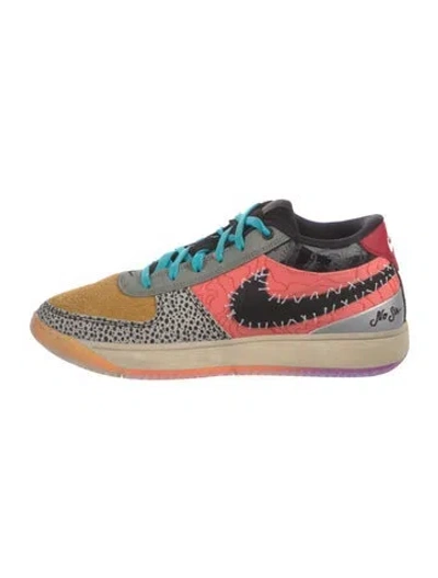 Pre-owned Nike Printed Sneakers In Multi