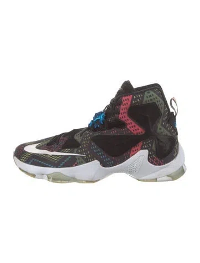 Pre-owned Nike Printed Sneakers In Multi