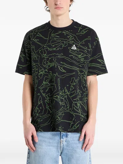 Nike Printed T-shirt In Black
