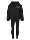 Nike Printed Tracksuit Set In Black