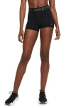 Nike Women's  Pro 3" Shorts In Black/iron Grey