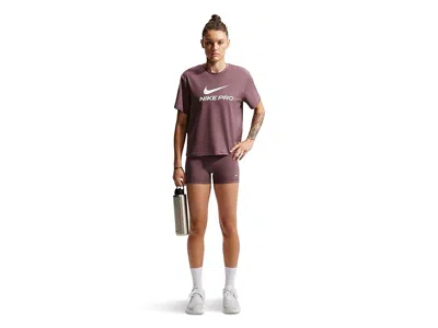 Nike Pro 3 Shorts In Purple