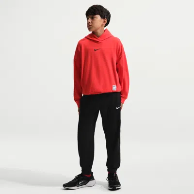 Nike Pro Big Kids' (boys') Dri-fit Fleece Pants In Black