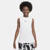Nike Pro Big Kids' (boys') Sleeveless Top In White,black