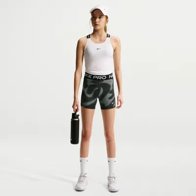 Nike Pro Big Kids' (girls') 3" Dri-fit Shorts In Black