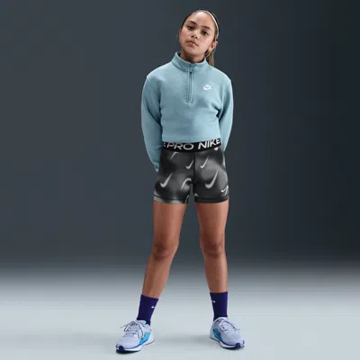 Nike Pro Big Kids' (girls') Dri-fit 3" Shorts In Black