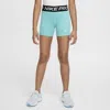 Nike Pro Big Kids' (girls') Shorts In Green