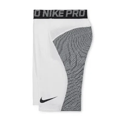 Nike Pro Big Kids' Slider Shorts In White