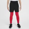 Nike Pro Dri-fit Big Kids' (boys') Tights In Red
