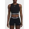 Nike Pro Dri-fit Crop Tank Top In Black