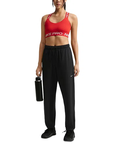 Nike Pro Dri Fit Full Length Pants In Red