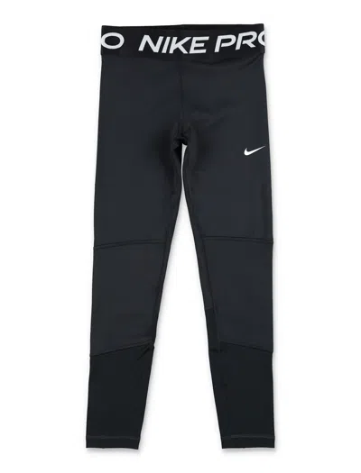 Nike Pro Dri-fit Leggings For Kids In Black