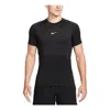 Nike Men's Pro Slim-fit Dri-fit Short-sleeve T-shirt In Black