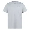 Nike Pro Dri-fit Sports Training Quick Dry Round Neck Short Sleeve Gray