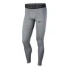 Nike Pro Dri-fit Training Leggings 'dark Grey' In Gray