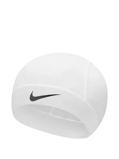 Nike Pro Dri-fit Skull Beanie Hat In White