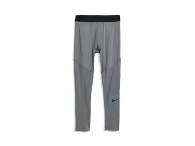 Nike Pro Dri-fit Tights (little Kid) Boy's Workout Smoke Grey: 7 Little Kid One Size In Gray