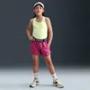 Nike Pro Fleece Big Kids' (girls') Dri-fit Shorts In Green