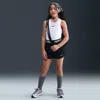 Nike Pro Fleece Big Kids' (girls') Dri-fit Shorts In Black