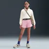 Nike Pro Fleece Big Kids' (girls') Dri-fit Shorts In Pink