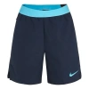 Nike Pro Flex Logo Pattern Casual Sports Shorts Navy Blue Dark Blue