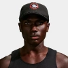 Nike Pro Happy Pace Unstructured Dri-fit Bungee Closure Hat In Black