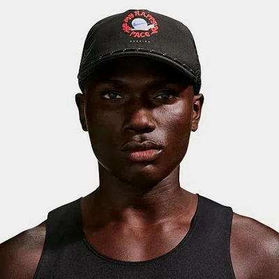 Nike Pro Happy Pace Unstructured Dri-fit Bungee Closure Hat In Black