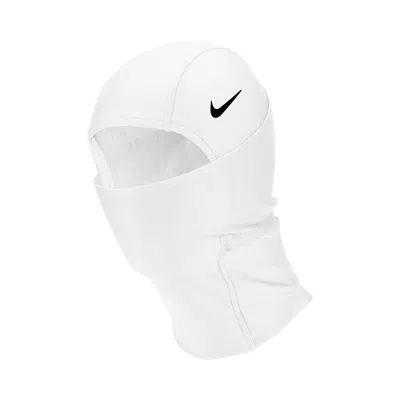 Pre-owned Nike Pro Hyperwarm Hood Balaclava 'white/black' | Men's Size Onesize