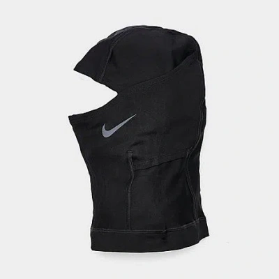 Nike Pro Hyperwarm Knit Graphic Balaclava Hood In Black