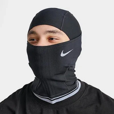 Nike Pro Hyperwarm Knit Hood In Black