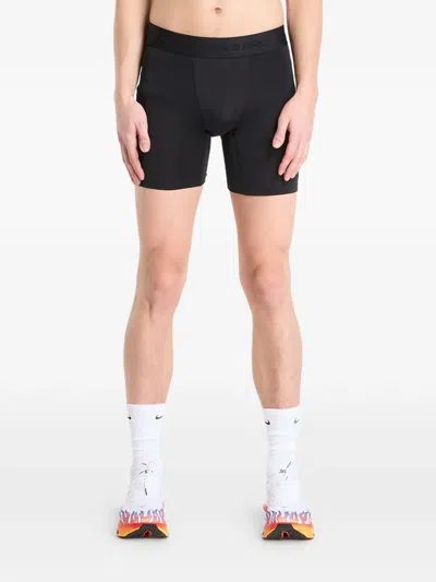 Nike Pro Logo-waistband Shorts In Black