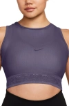 Nike Women's  Pro Mesh Tank Top In Daybreak/ White