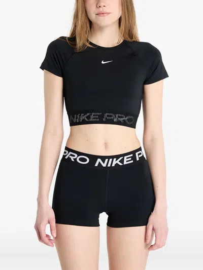 Nike Pro Short-sleeve T-shirt In Black