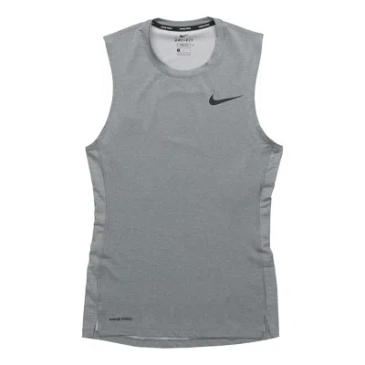 Nike Pro Sleeveless Training Tight Vest Gray