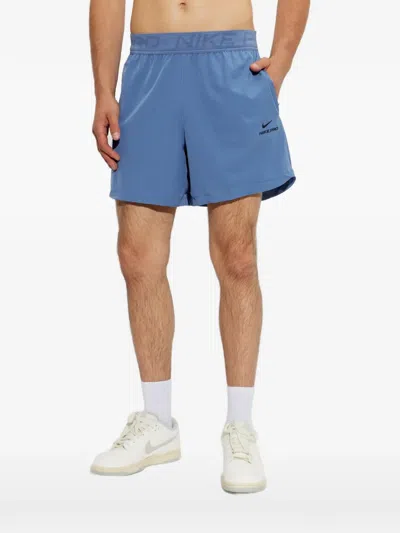 Nike Pro Training 15cm Dri-fit Shorts In Blue